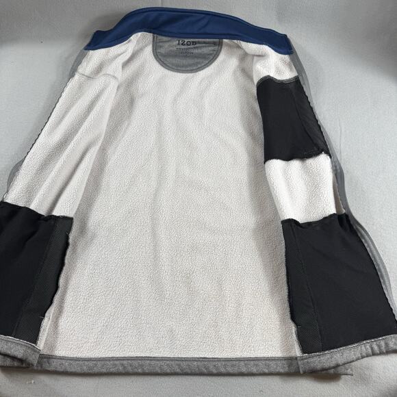 IZOD Advantage Performance Stretch Gray Full Zip Fleece Vest Men’s L - Picture 3 of 10